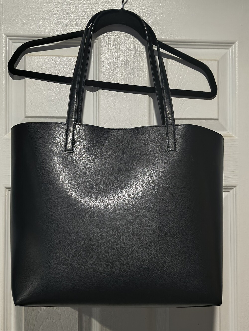 Kate Spade Coffee Break Tote We Are Happy To Serve You NYC Cup Black Leather Bag - Picture 16 of 16